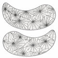 Web eye patch